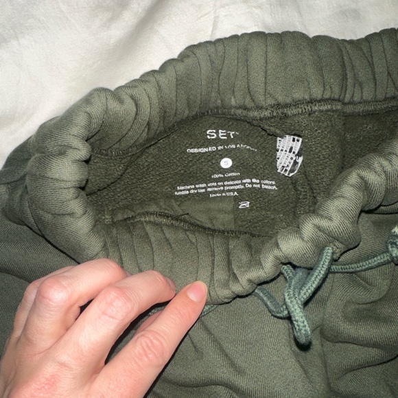 Set Active Olive Green sweat set - Picture 6 of 6